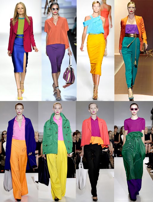 Color blocking in fashionworld & celebs TheBeautyMusthaves