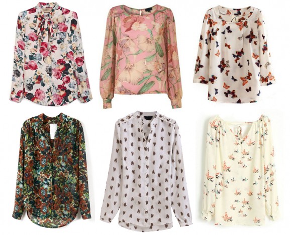 sheinside-blouse-floral-birds-shopping